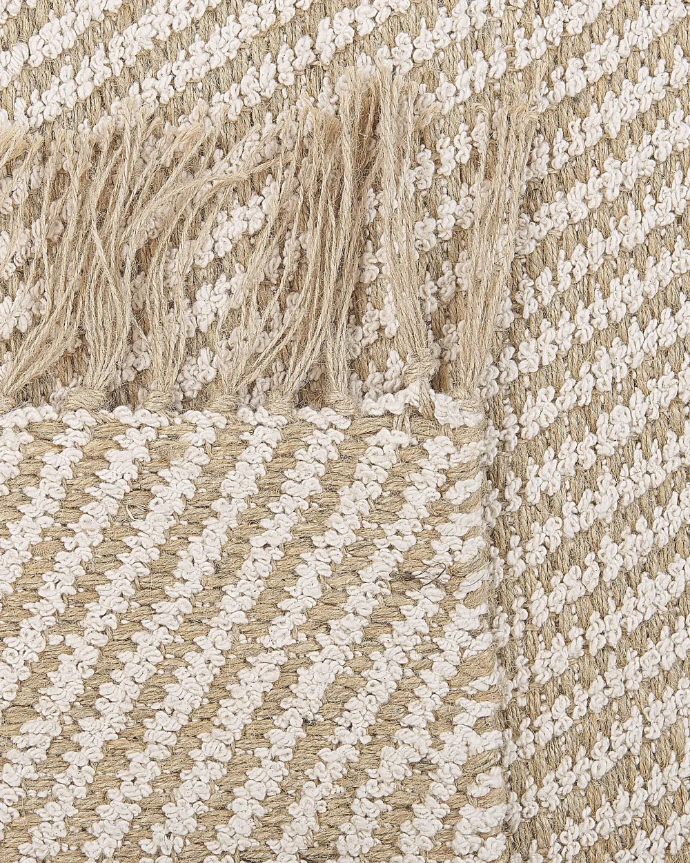 Cheap Beliani Matto Juutti Beige 140 X 200 Cm Aladag