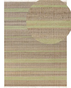 Matot<Beliani Matto Juutti Beige/Vaaleanvihrea 160 X 230 Cm Talpur