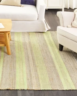 Matot<Beliani Matto Juutti Beige/Vaaleanvihrea 160 X 230 Cm Talpur