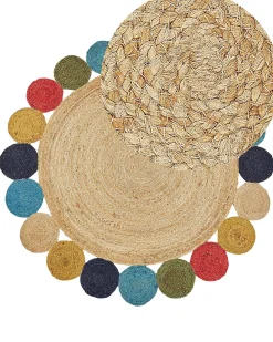 Matot<Beliani Matto Juutti Monivarinen 140 Cm Vostan