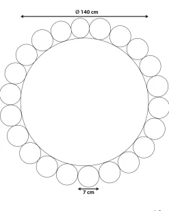 Matot<Beliani Matto Juutti Monivarinen 140 Cm Vostan