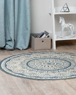 Matot<Beliani Matto Juutti Sininen 120 Cm Anadere