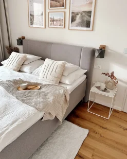 Best Sale Beliani Matto Kangas Valkoinen 160 X 230 Cm Demre