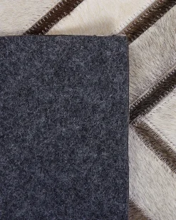 Fashion Beliani Matto Lehmannahka Beige 140 X 230 Cm Tekir