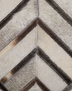 Fashion Beliani Matto Lehmannahka Beige 140 X 230 Cm Tekir