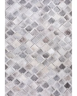 Cheap Beliani Matto Lehmannahka Harmaa 160 X 230 Cm Agacli