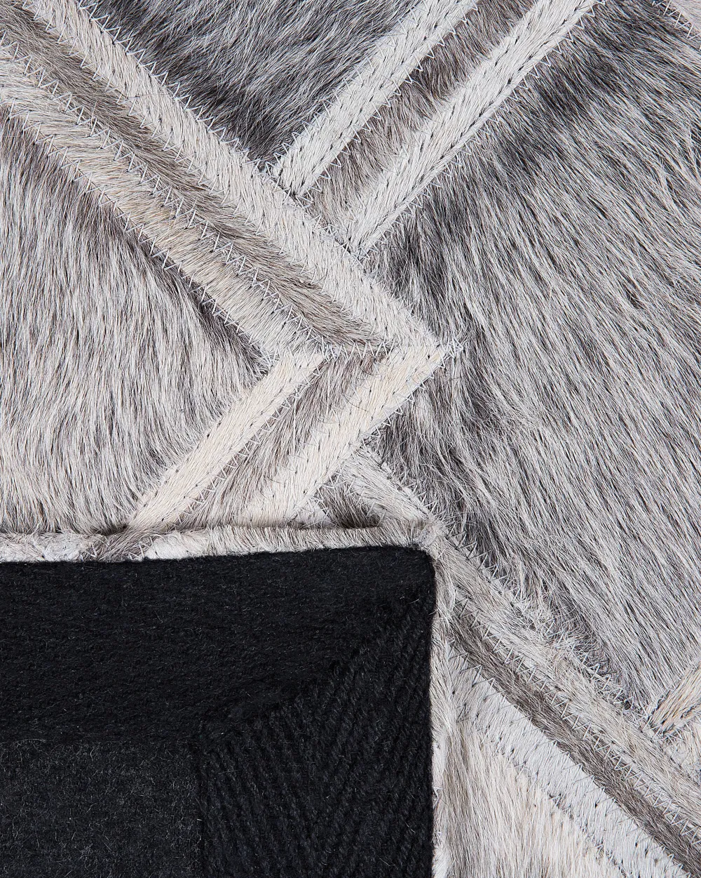 Cheap Beliani Matto Lehmannahka Harmaa 160 X 230 Cm Agacli