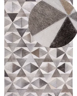 Matot<Beliani Matto Lehmannahka Harmaa 160 X 230 Cm Alaka