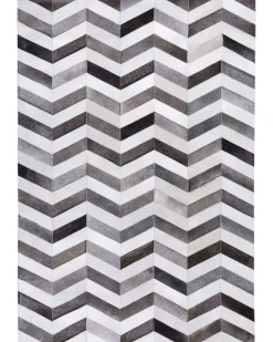 Clearance Beliani Matto Lehmannahka Harmaa 140 X 200 Cm Aksaz