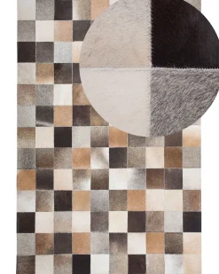 Discount Beliani Matto Lehmannahka Monivarinen 200 X 300 Cm Soke