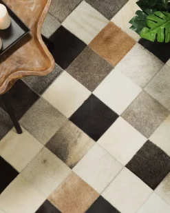 Discount Beliani Matto Lehmannahka Monivarinen 200 X 300 Cm Soke