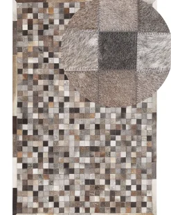 Matot<Beliani Matto Lehmannahka Monivarinen 160 X 230 Cm Armutlu