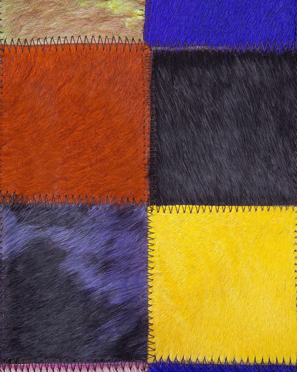 Outlet Beliani Matto Lehmannahka Monivarinen 160 X 230 Cm Enne