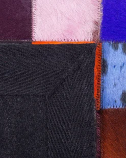 Outlet Beliani Matto Lehmannahka Monivarinen 160 X 230 Cm Enne