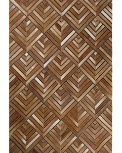 Matot<Beliani Matto Lehmannahka Ruskea 140 X 230 Cm Tekir