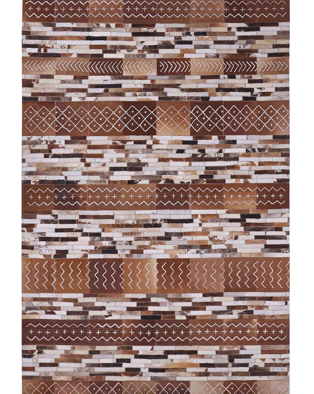 Clearance Beliani Matto Lehmannahka Ruskea 160 X 230 Cm Herekli