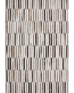 Matot<Beliani Matto Lehmannahka Ruskea/Beige 160 X 230 Cm Kulalar