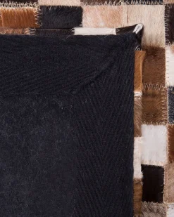 Matot<Beliani Matto Lehmannahka Ruskea/Beige 160 X 230 Cm Konya