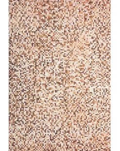 Online Beliani Matto Lehmannahka Ruskea/Beige 160 X 230 Cm Torul