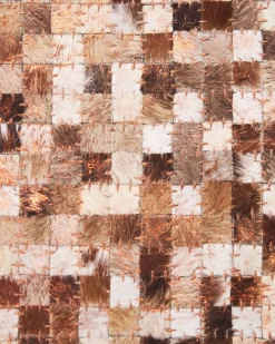 Online Beliani Matto Lehmannahka Ruskea/Beige 160 X 230 Cm Torul