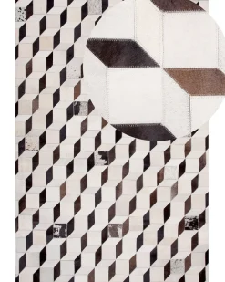 Matot<Beliani Matto Lehmannahka Valkoinen 160 X 230 Cm Alpkoy