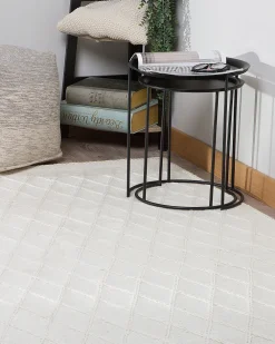 Hot Beliani Matto Luonnonvalkoinen 160 X 230 Cm Erzin