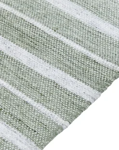 Flash Sale Beliani Matto Muovi Tummanvihrea 140 X 200 Cm Bademli