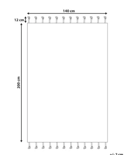 Flash Sale Beliani Matto Muovi Tummanvihrea 140 X 200 Cm Bademli