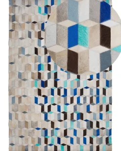 Matot<Beliani Matto Nahka Monivarinen 140 X 200 Cm Gidirli