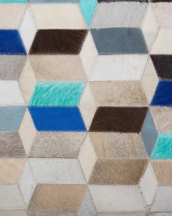 Matot<Beliani Matto Nahka Monivarinen 140 X 200 Cm Gidirli