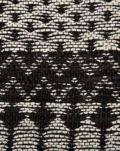 New Beliani Matto Nahka Musta/Beige 140 X 200 Cm Sokun