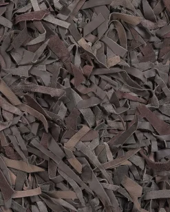 Matot<Beliani Matto Nahka Tummanruskea 160 X 230 Cm Mut