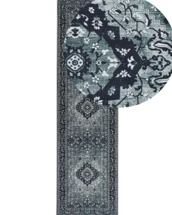 Matot<Beliani Matto Polyesteri Harmaa 80 X 300 Cm Vadkadam