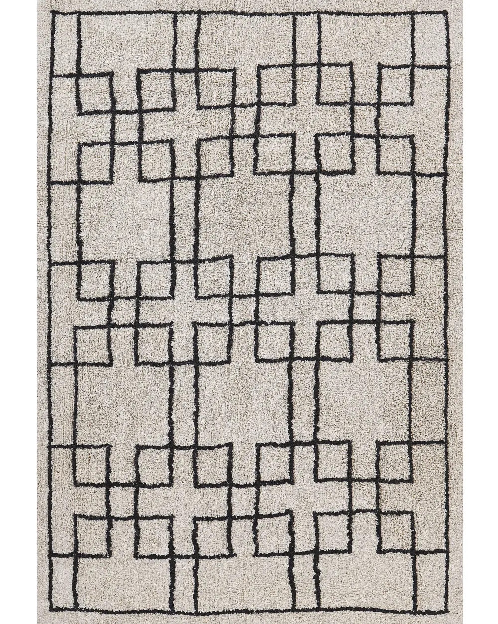 Matot<Beliani Matto Puuvilla Beige 160 X 230 Cm Turhal