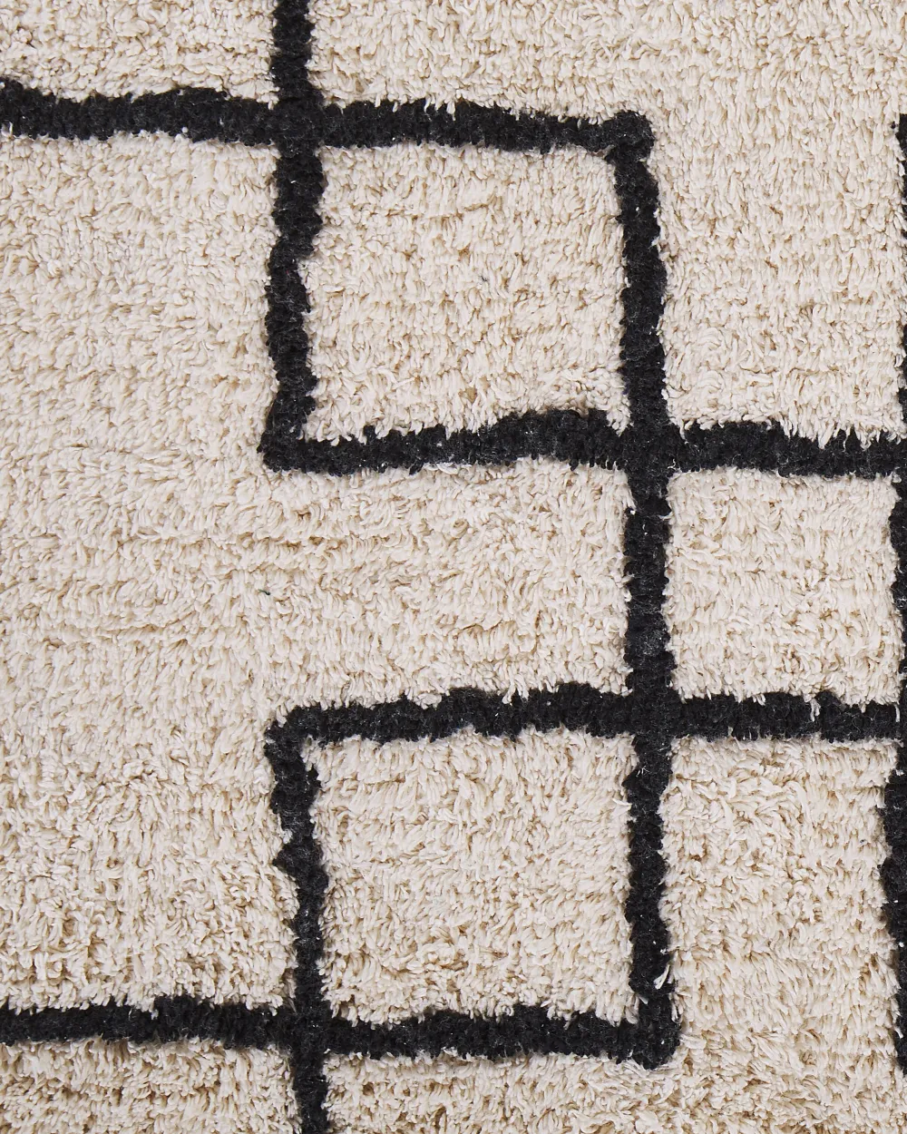 Matot<Beliani Matto Puuvilla Beige 160 X 230 Cm Turhal