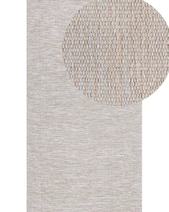 Matot<Beliani Matto Puuvilla Beige 80 X 150 Cm Derince