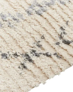 Matot<Beliani Matto Puuvilla Beige 160 X 230 Cm Dispur