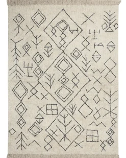 Discount Beliani Matto Puuvilla Beige 160 X 230 Cm Somek