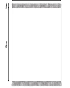 Discount Beliani Matto Puuvilla Beige 160 X 230 Cm Somek