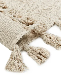 Discount Beliani Matto Puuvilla Beige 160 X 230 Cm Bulcok