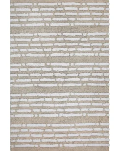 Matot<Beliani Matto Puuvilla Beige 120 X 180 Cm Ahirli