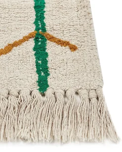 Matot<Beliani Matto Puuvilla Beige 160 X 230 Cm Cetmi