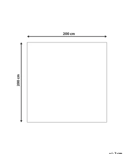 Flash Sale Beliani Matto Puuvilla Beige/Ruskea 200 X 200 Cm Akoren