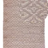 Matot<Beliani Matto Puuvilla Beige/Vaaleanpunainen 160 X 230 Cm Gerze
