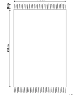 Online Beliani Matto Puuvilla Beige/Vaaleanpunainen 160 X 230 Cm Afsar