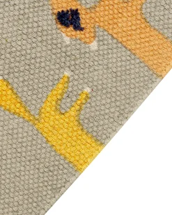 Lastenhuone<Beliani Matto Puuvilla Harmaa 80 X 150 Cm Bankgo