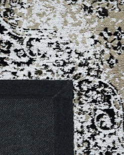 Matot<Beliani Matto Puuvilla Harmaa/Beige 140 X 200 Cm Almus