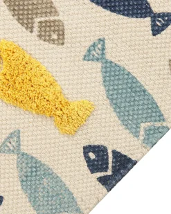 Discount Beliani Matto Puuvilla Monivarinen 80 X 150 Cm Ipuh