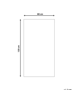 Flash Sale Beliani Matto Puuvilla Monivarinen 80 X 150 Cm Tapak