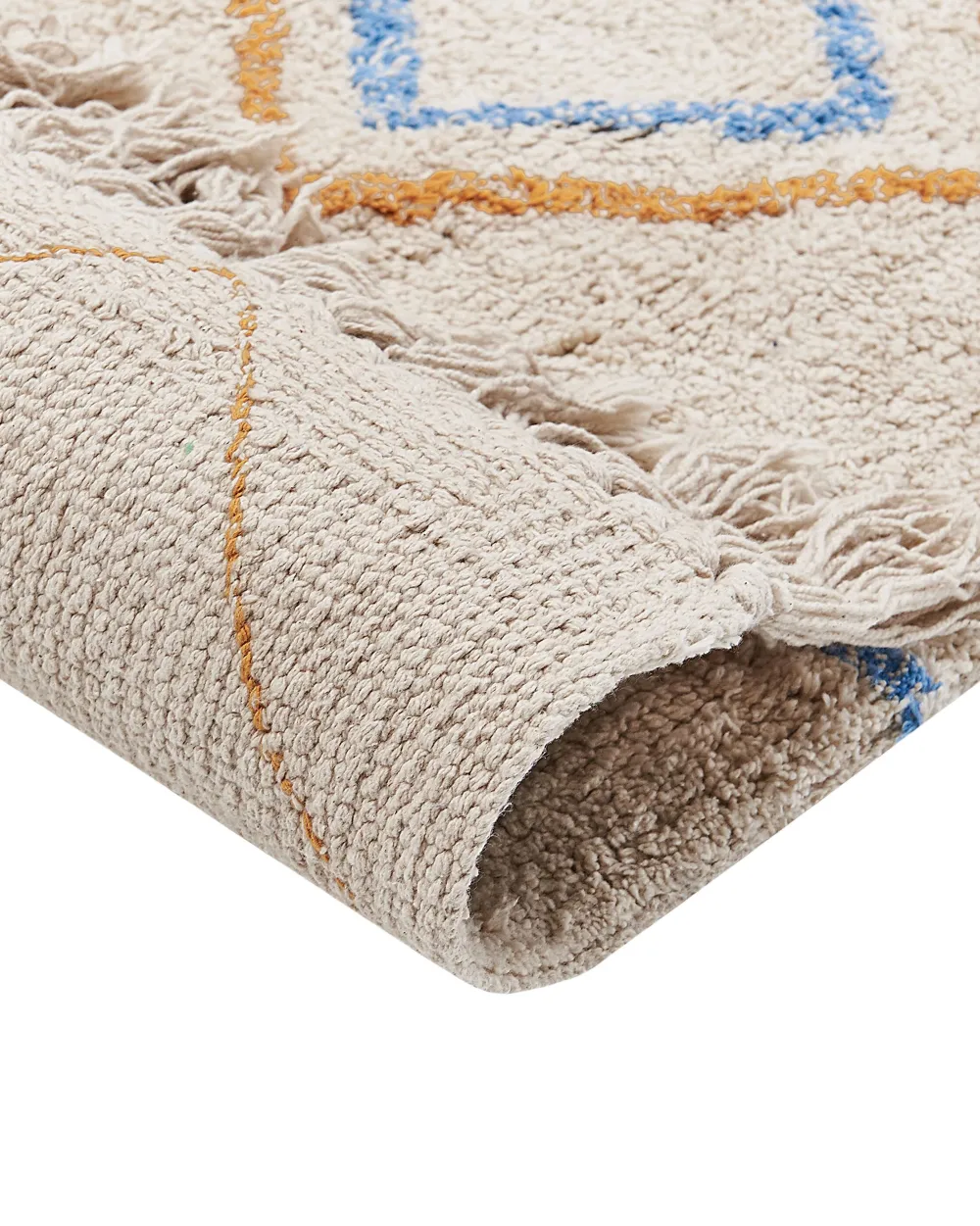 Shop Beliani Matto Puuvilla Monivarinen 160 X 230 Cm Kuskan